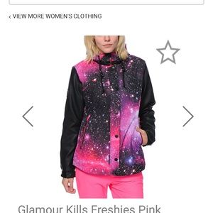 Beautiful high-quality snowboarding Galaxy jacket
